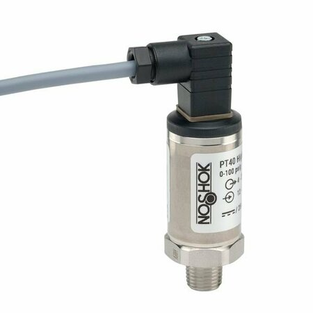 NOSHOK Pressure Transmitter, 0-10000 psi gauge, ±0.125% of span, 0 Vdc to 10 Vdc, 3-wire, 7/16-20 male SAE PT40-10000psig-2-5-45-17
